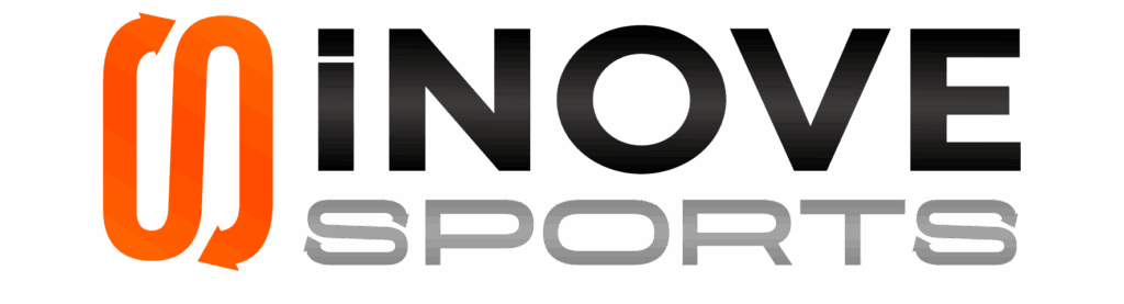 Logo da Inove Sports, fabricação de uniformes esportivos para times, academias e eventos esportivos.